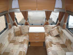 Charisma 6 berth front lounge
